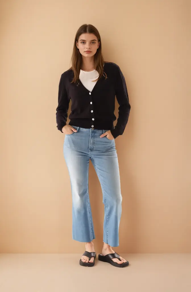 [383202] Bianca, Cardigan tejido