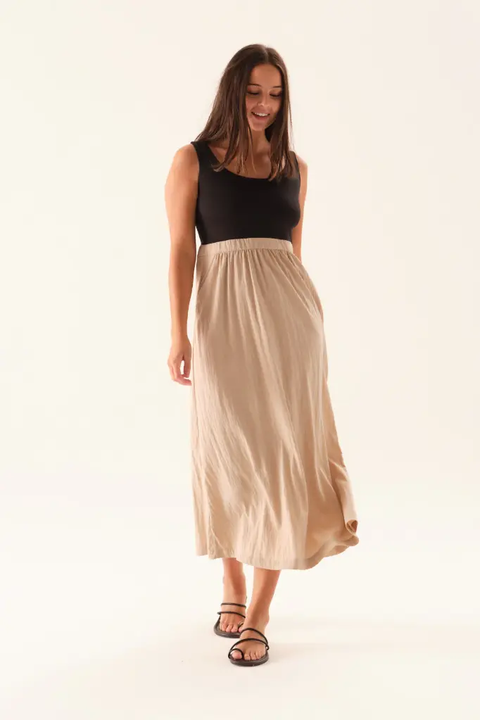 Paloma, Vestido largo (Negro, S)