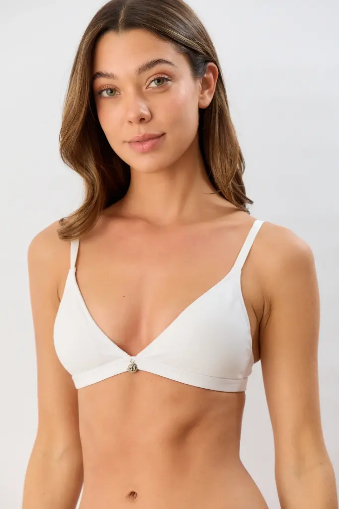 [135-09011] Love, Triangulo con almohadilla (85, Blanco)