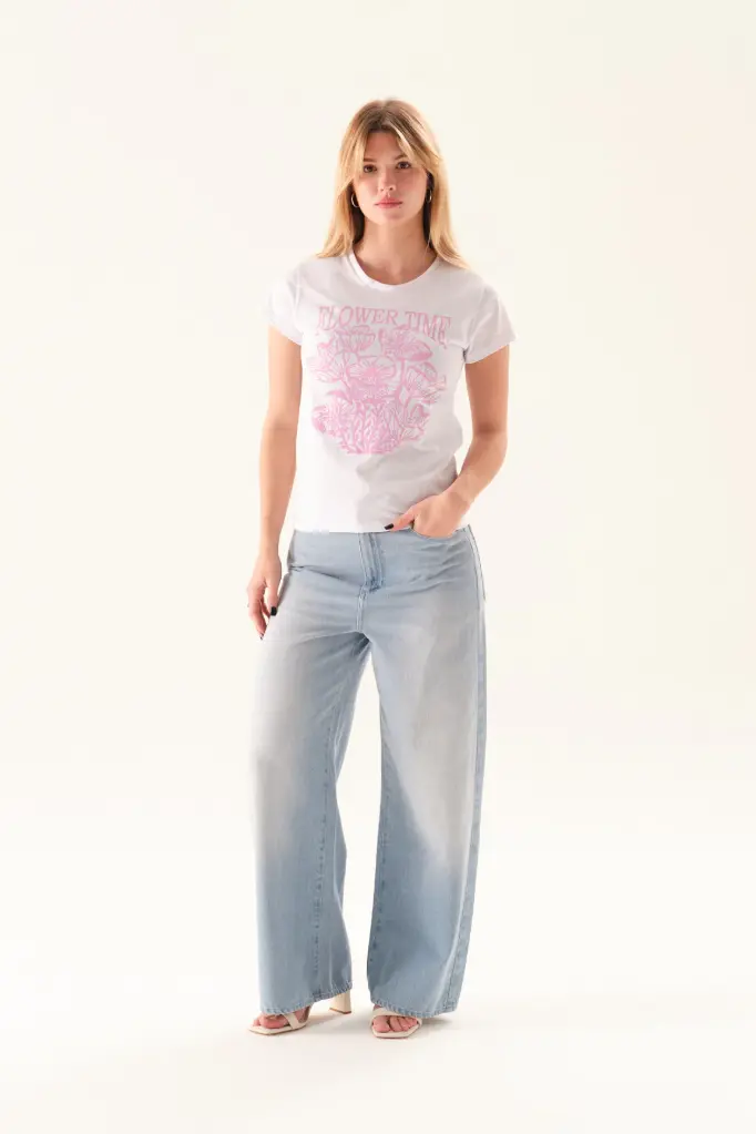 Astrid, Remera manga corta de algodón (S)