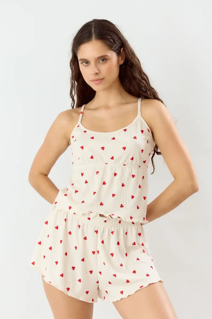 Sina, Pijama musculosa y short de morley (2)