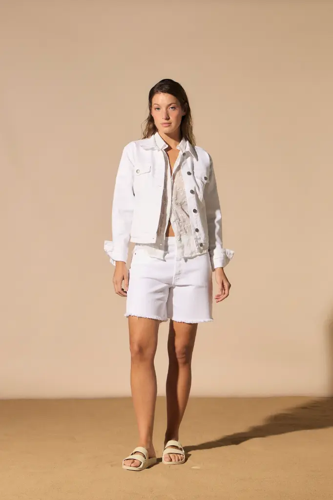 [3805081003] 050, Bermuda de jean blanco (XS)