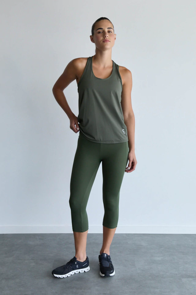 [14197%31S] Compression Armidale, Calza pescadora (S, Verde militar)