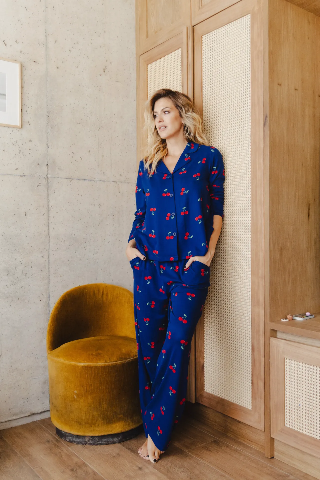 Camelia, Pijama camisero de modal soft