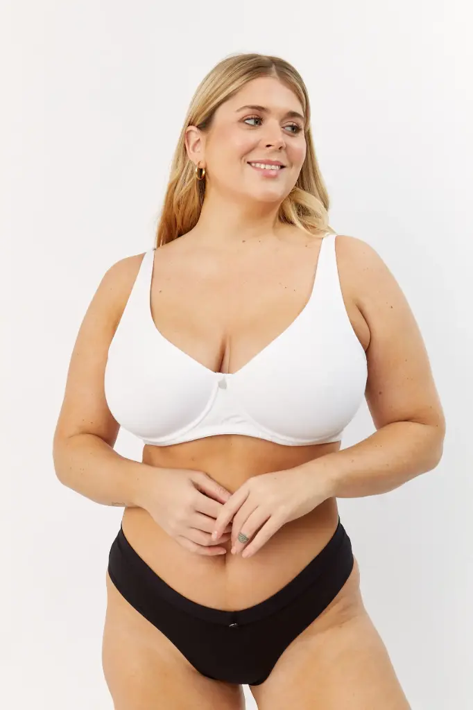 [294-115] Basic Cotton, Soutien doble tela con aro