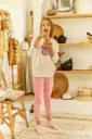 Sauvage, Pijama manga larga y calza