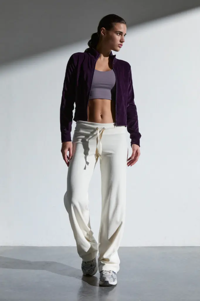 Monaco, Pantalon tiro medio (Crudo, M)