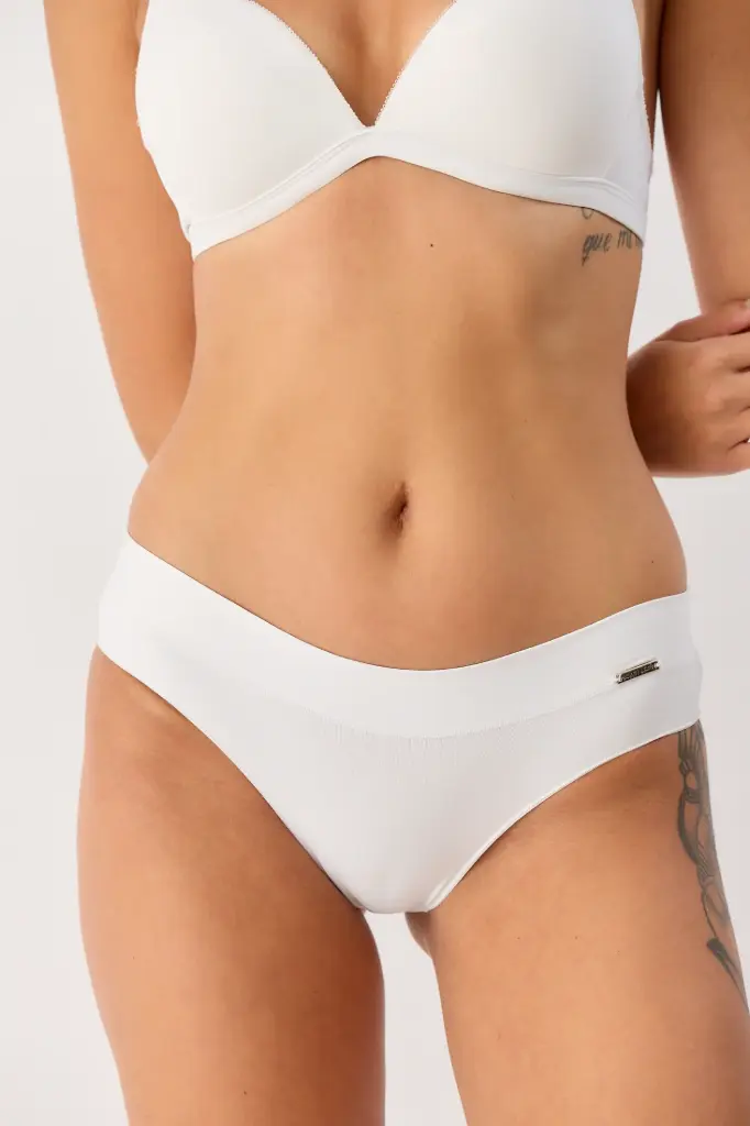 [215-77011] Amanda, Vedetina con cintura (2, Blanco)