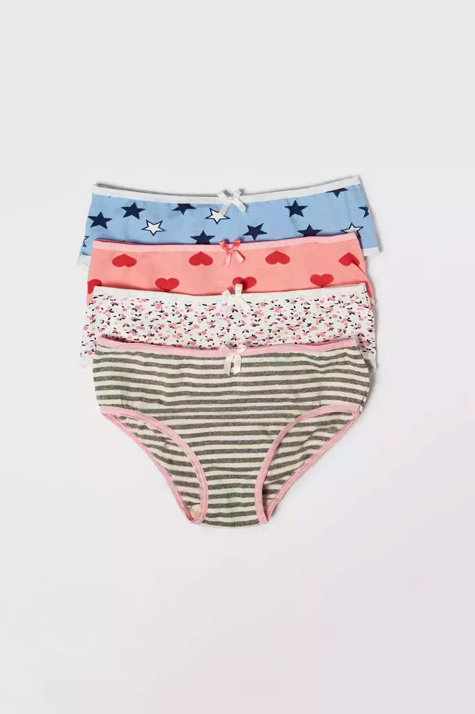 [12175.000SU.4] Mini promesse, pack x4 Vedetinas nena de algodón (4)