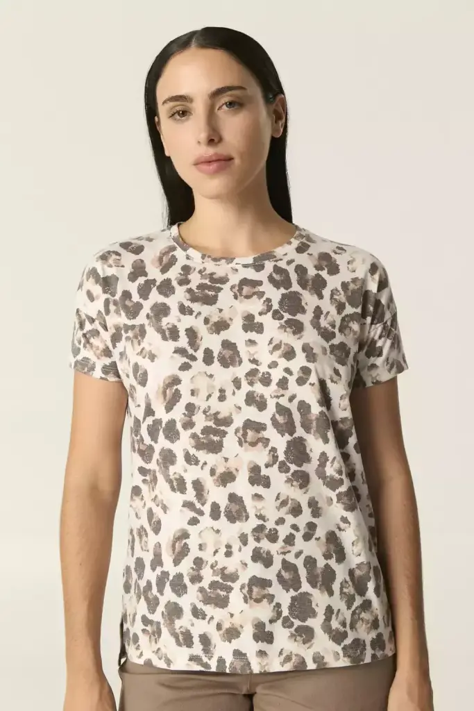 Aixa , Remera de flame estampado (M)