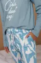 Cosmica,Pijama remera manga larga y babucha con bolsillos