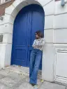 905, Jean Wide Leg tiro medio