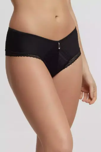 [SL8361] Exquisitte, Culotte de microfibra y puntilla