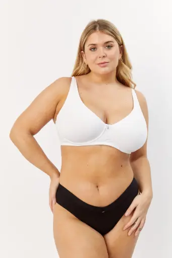 [216-115] Basic Cotton, Vedetina alta con cintura