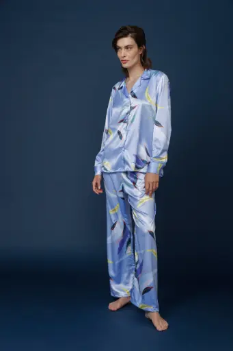 [1] Eter, Pijama camisero de satén